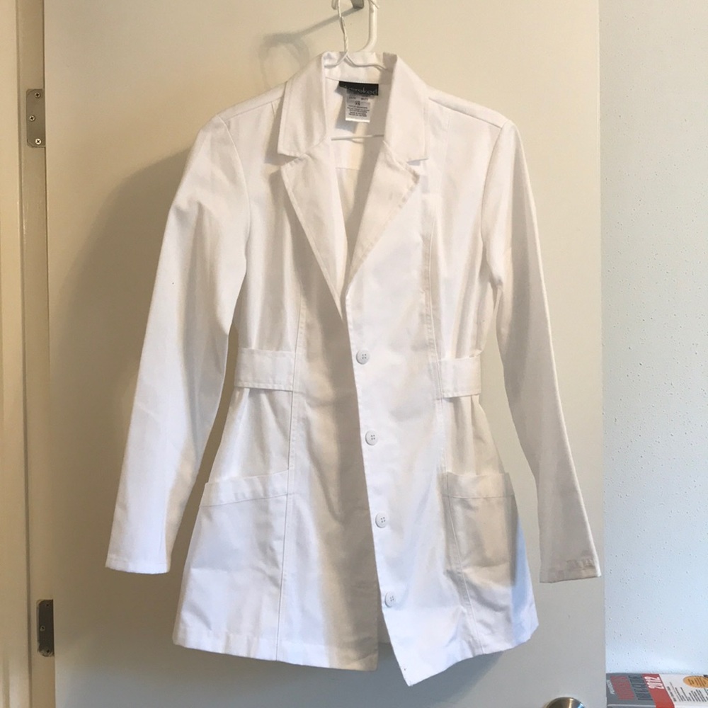 Cherokee size XS women’s white coat
